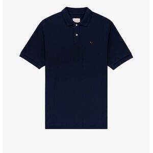 NEW Aime Léon‎ Dore Crest piqué polo navy XS
